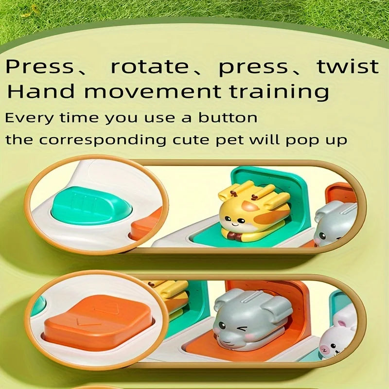 Montessori Pop up Animal Toy