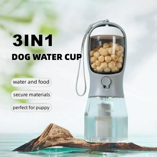 3 in 1 Dog Water Bottle