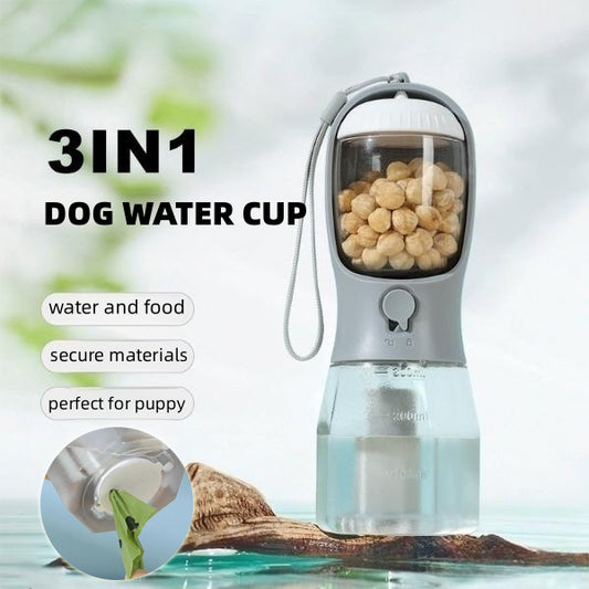 3 in 1 Dog  Water Bottle