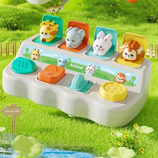 Montessori Pop up Animal Toy